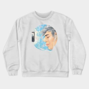 Couple Sharing Headphones part II Crewneck Sweatshirt